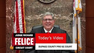 Judge Richard Felice: DuPage County Pro Se Court