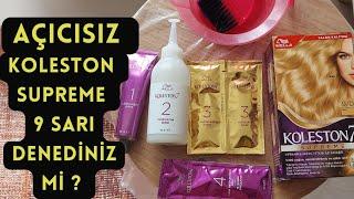 Wella Koleston Supreme 9 Numara Sarı Rengi Denediniz Mi, Wella Koleston Supreme Sarı,