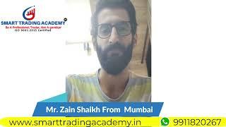 Zain Shaikh Student Feedback | Smart trading Academy Review | Ayush Agarwal Sir | price action