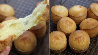 Bánh mì phô mai dẻo Brazil - 5 phút trộn bột, vỏ bánh giòn, nhân dẻo mềm | Pão de queijo