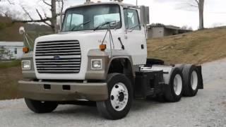 1995 Ford L9000 INV 10190 Truck Offered for Sale at Ritchason Auctioneers - Heavy Equipment Auction