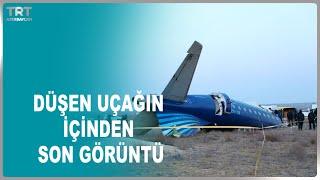 DÜŞEN UÇAĞIN İÇİNDEN SON GÖRÜNTÜ