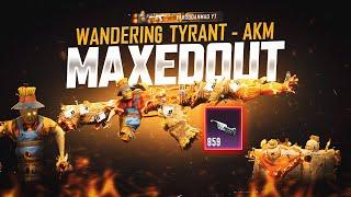 Wandering Tyrant AKM Maxing out with 859 Materials |  PUBG MOBILE