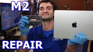 M2 MacBook Air Liquid Spill Repair | No Trackpad and Keyboard