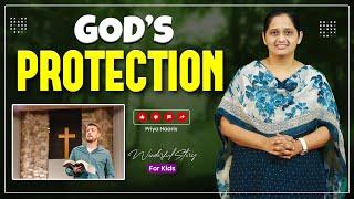 God's Protection | sunday school stories in telugu l Kids Story Time | Priya Haaris |