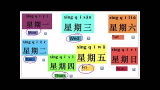how to talk about date in Chinese