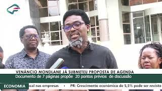 VENÂNCIO MONDLANE JÁ SUBMETEU PROPOSTA DE AGENDA