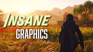 Insane Gaming Graphics - 4 Minutes Of Beautiful No Hud Peaceful Walk - AC Shadows