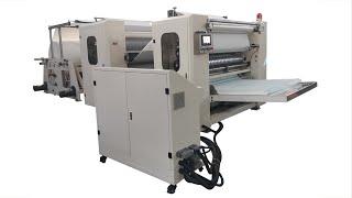 Automatic N fold hand towel paper glue lamination machine