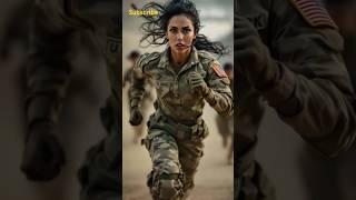 Unstoppable  lady Warrior: Military Training in Action  |p-2| #MilitaryTraining #shorts  #assassin