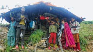 Best Rural Life In The Jumla Mountain In Nepal || How People Live In Rainy Day || Natural Beautiful