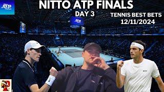 Tennis Picks Today 12/11/2024 | Nitto ATP Finals Best Bets & Predictions | #sports #tennis #gambling