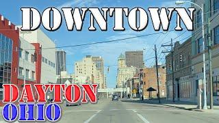 Dayton - Ohio - 4K Downtown Drive