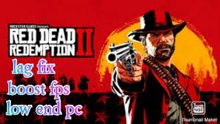 Red Dead Redemption 2 lag Fix | How to Fix lag in Red Dead Redemption 2