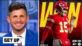 GET UP | "Mahomes always at championship level!" Dan Orlovsky reacts Chiefs def. Steelers 29-10