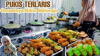 TEMBUS 32 KILO PERHARI | usaha menjanjikan ide bisnis KUE PUKIS SUPER LEMBUT | Street Food Indonesia