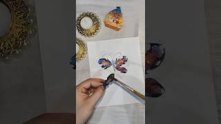 Easy butterfly hack #foryou #youtubeshorts #trending #ashortaday #art #diy #painting
