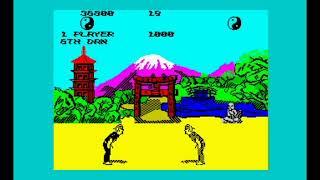 The Way of the Exploding Fist (1985 / 128k AY version) Walkthrough + Review, ZX Spectrum