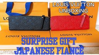 LOUIS VUITTON ZIPPY WALLET | UNBOXING EMPREINTE LEATHER NOIR AND SCARLET