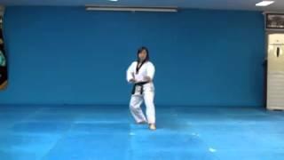 Original Koryo Poomsae 초기고려 품새  performed by Kang, Yu-Jin 강유진, Namchang Dojang. 남창도장