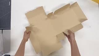 [마음상자] 일체형조립상자 일체형조립박스제작 _ 박스조립과정 box packaging