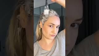 Dip boyası işte böyle yapılır ️ #dipboya #saçboyama #saçaçma #bleaching #haircolor #youtubeshorts