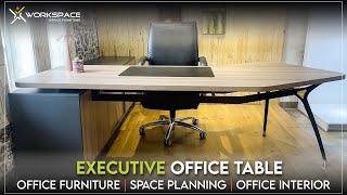 Executive Office Table | Office Furniture in Pakistan | Space Planning | Workspace Office Furniture