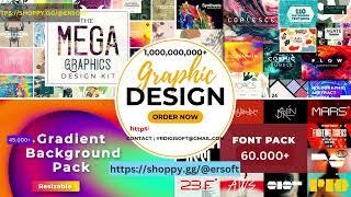 graphic design pack || Best Graphic Designing Collection Mega Bundle