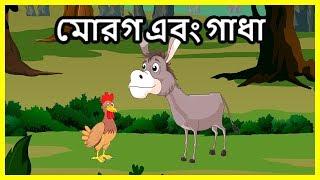 মোরগ এবং গাধা | Panchatantra Moral Stories for Kids | Bangla Cartoon