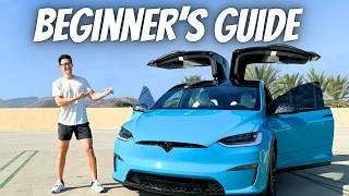 How to Drive a TESLA Model X (Beginners GUIDE and Settings Tips!)