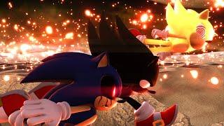 Dark Super Sonic V.S. Sonic.EXE V.S. Fleetway Super Sonic - Part 4 [Animation] ソニック v. ソニック