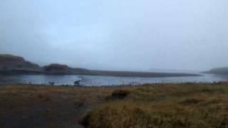 Sandur - acroos the field from the beach - Sandoy, Foroyar (The Faroe Islands)