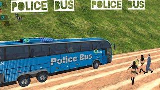 police Bus simulator 3D|| danger Road mode|@Smoking-gaming3