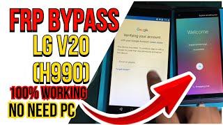 LG H990 FRP Bypass No pc 100% Working | LG V20 FRP bypass