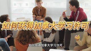 如何获得加拿大学习许可