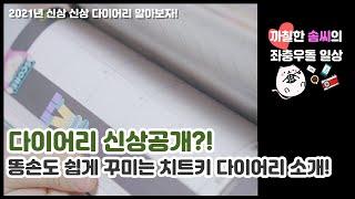 [내돈내산]다이어리 ! 2021년 신상 다이어리 하나 소개해 드려요. 똥손도 쉽게 꾸미는 치트키! 마법의 가성비갑 다이어리!