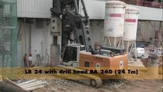 Liebherr LB 24 - Rotary drilling rig for deep foundation