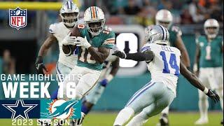 Dallas Cowboys vs. Miami Dolphins | 2023 Week 16 Game Highlights