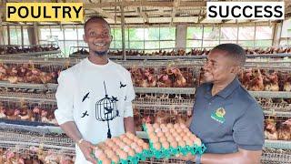 Nigerian Man Making Millions in Poultry business