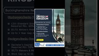 Study In UK | Top Courses Are Waiting For You In Buckinghamshire New University