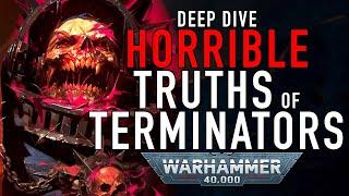 Deep Dive on Space Marine Terminator Power Armor in Warhammer 40K #chaosgods #chaosspacemarines