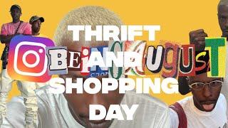 A thrift & shopping day with me! Thrift haul and major game at the end