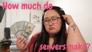 HOW MUCH I MAKE IN A MONTH AS A SERVER LIVING IN NYC