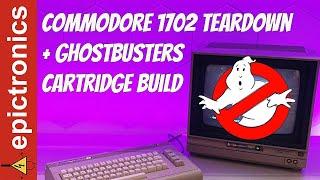 Commodore 1702 Teardown and Ghost Busters cartridge build