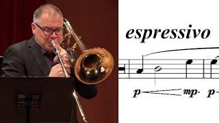 The Perfect Phrasing | Bill Thomas performs "Ink Concerto" for bass trombone and piano