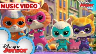 Paws Out, Claws Out  | Music Video | SuperKitties | @disneyjr