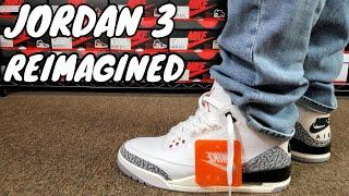 AIR JORDAN 3 WHITE CEMENT REIMAGINED REVIEW & ON FEET