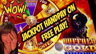 JACKPOT HANDPAY ON FREE PLAY! WYNN IN LAS VEGAS