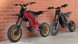 72v Sur Ron with MINI SUPERMOTO wheels!