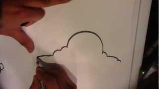 How to Draw a Cloud - Easy Things To Draw